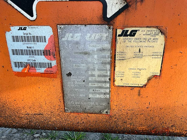 2000 jlg 450aj hoogwerkers - afbeelding 10 van  19