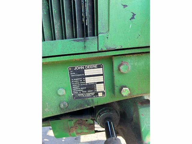 2000 john deere 6210 tractor met gaas voorlader - afbeelding 2 van  12