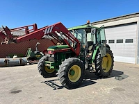 2000 john deere 6210 tractor met gaas voorlader - afbeelding 1 van  12