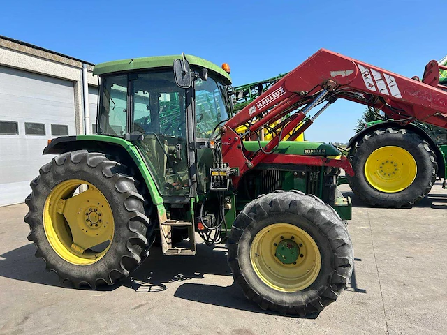 2000 john deere 6210 tractor met gaas voorlader - afbeelding 7 van  12