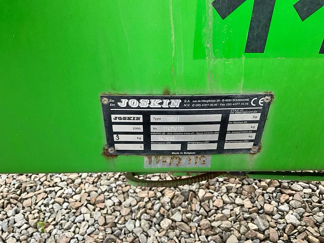 2000 joskin 100sei mengmesttank - afbeelding 11 van  20