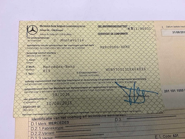 2000 mercedes-benz 815 paardenwagen - afbeelding 60 van  67