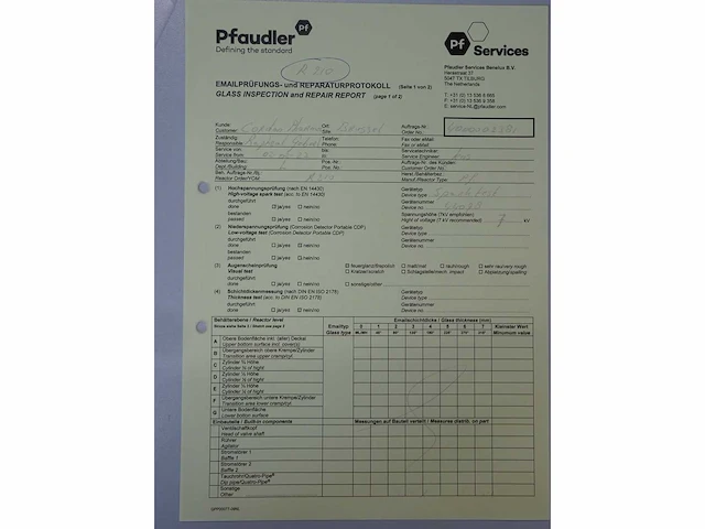 2000 pfaudler be1000 atex vacuümreactor - afbeelding 21 van  33