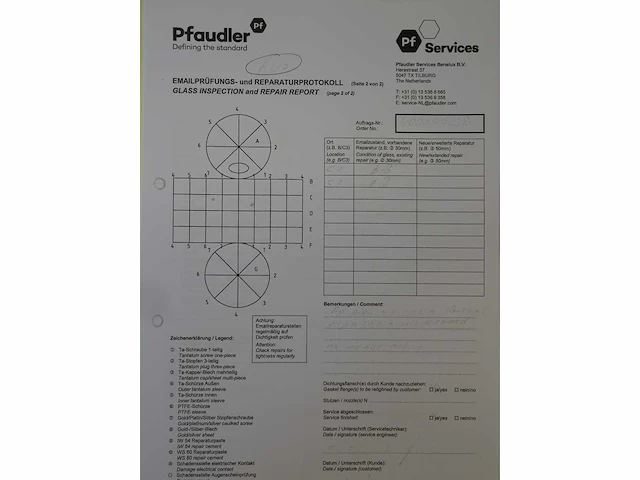 2000 pfaudler be1000 atex vacuümreactor - afbeelding 22 van  33