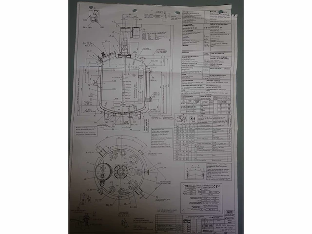 2000 pfaudler be2500 atex vacuüm geëmailleerde reactor - afbeelding 13 van  25