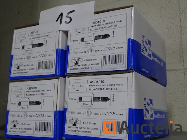 2000 scell-it klinknagels - afbeelding 1 van  2