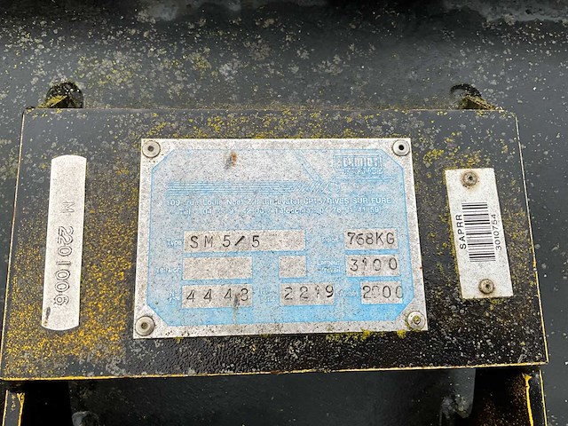 2000 schmidt frankrijk sm5/5 sneeuwploeg - afbeelding 10 van  18