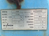 2000 skyhigh 1200hp elektrische hoogwerker op aanhangwagen - afbeelding 14 van  22