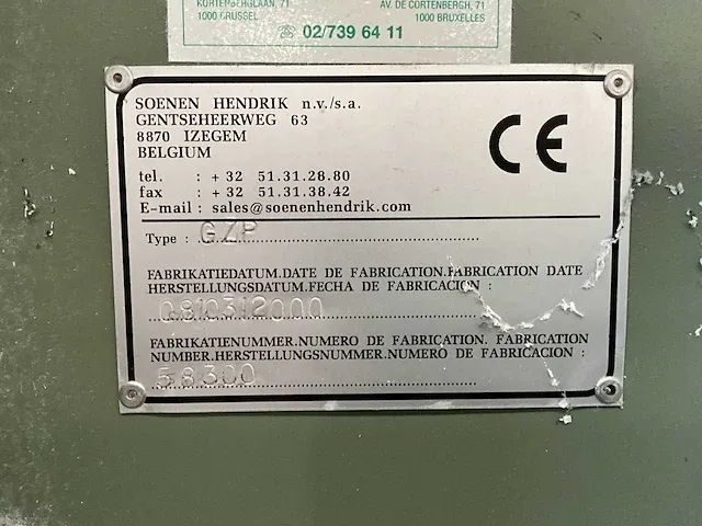 2000 soenen gzp glaslattenzaagmachine - afbeelding 4 van  12
