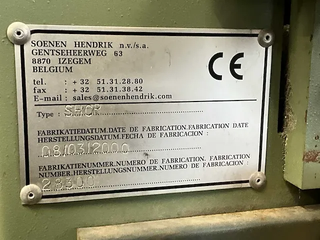 2000 soenen shcr lasmachine - afbeelding 9 van  9