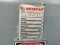 2001 akyapak akm 400/4 rolmachine (bordeuse) - afbeelding 2 van  10