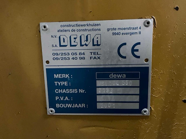 2001 dewa - geringhof msl 500 550 ccm-molen - afbeelding 33 van  34