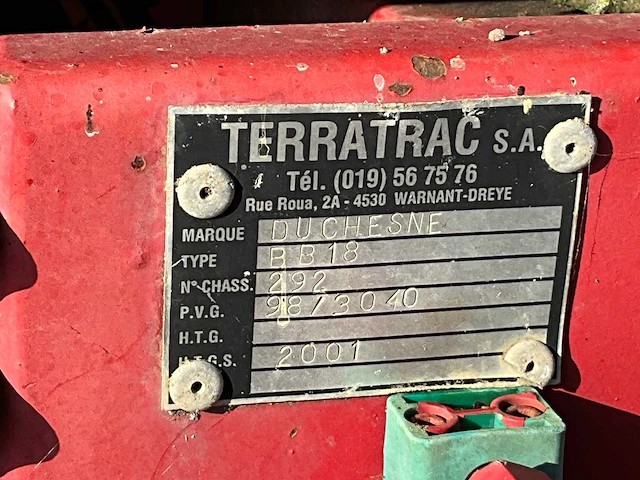2001 duchesne dumper 18t - afbeelding 17 van  24