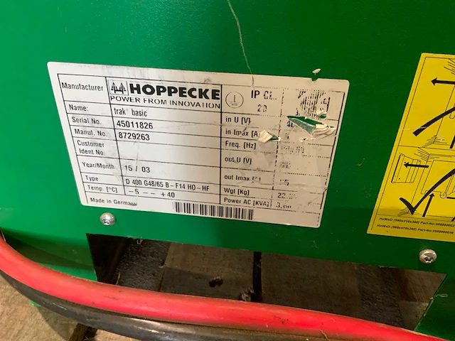 2001 hyster j1.80xmt elektrische vorkheftruck - afbeelding 3 van  12