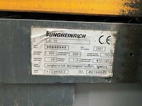 2001 jungheinrich ejc 10 elektrische stapelaar - afbeelding 5 van  9