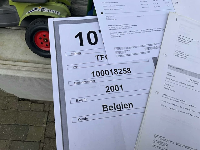 2001 jungheinrich tfg 16 ak - afbeelding 14 van  29