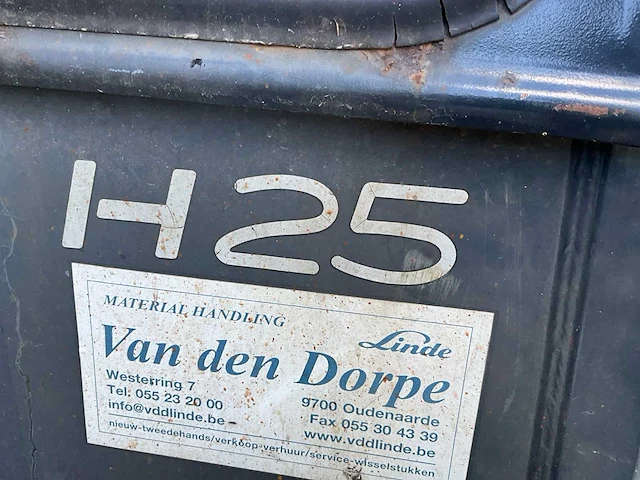 2001 linde h25d-03 vorkheftruck - afbeelding 3 van  27