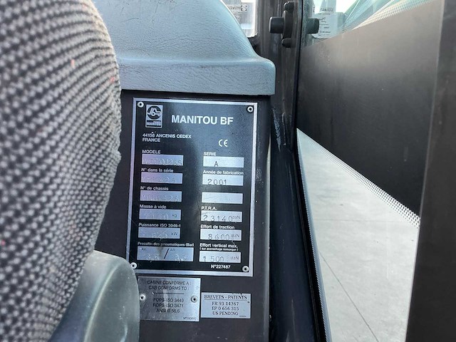 2001 manitou maniscopic mlt730-120 verreiker - afbeelding 16 van  25