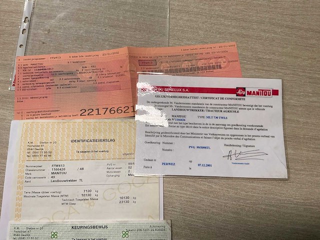 2001 manitou maniscopic mlt730-120 verreiker - afbeelding 18 van  25