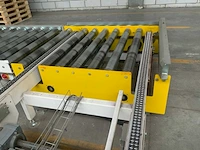 2001 matco sra-lc semi-automatische palletfoliewikkelaar met aan- en afvoerrollenbaan - afbeelding 2 van  24