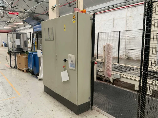 2001 matco sra-lc semi-automatische palletfoliewikkelaar met aan- en afvoerrollenbaan - afbeelding 16 van  24