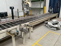 2001 matco sra-lc semi-automatische palletfoliewikkelaar met aan- en afvoerrollenbaan - afbeelding 21 van  24