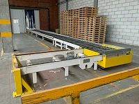 2001 matco sra-lc semi-automatische palletfoliewikkelaar met aan- en afvoerrollenbaan - afbeelding 23 van  24