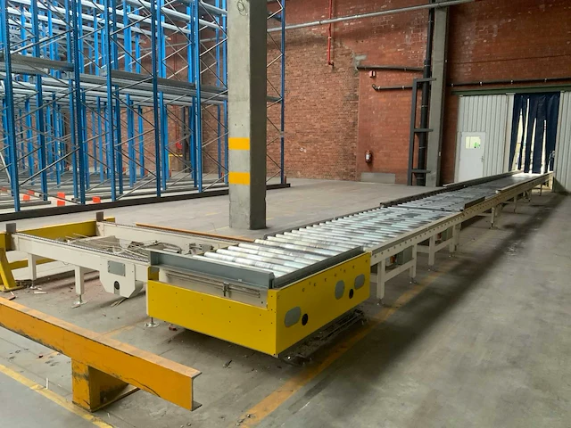 2001 matco sra-lc semi-automatische palletfoliewikkelaar met aan- en afvoerrollenbaan - afbeelding 24 van  24