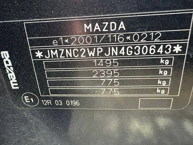 2001 mazda 2 - afbeelding 11 van  14