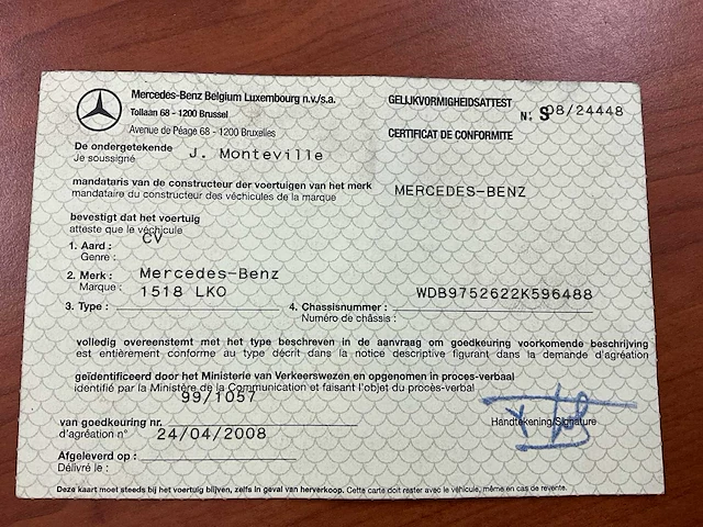 2001 mercedes atego 1318 veegmachine - afbeelding 38 van  44