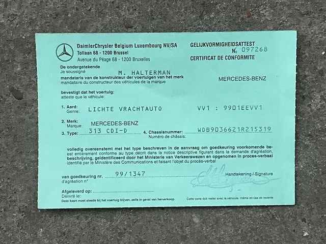 2001 mercedes-benz sprinter 313 cdi -d-1.7 brandweerwagen / snelle hulp wagen - afbeelding 16 van  25