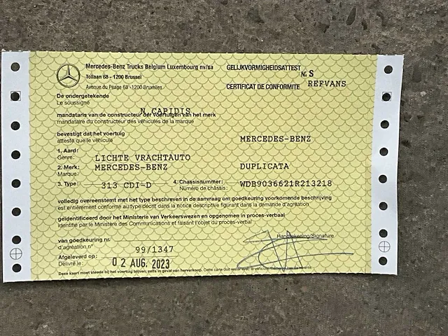 2001 mercedes-benz sprinter 313 cdi-d brandweerwagen / snelle hulp wagen - afbeelding 19 van  28