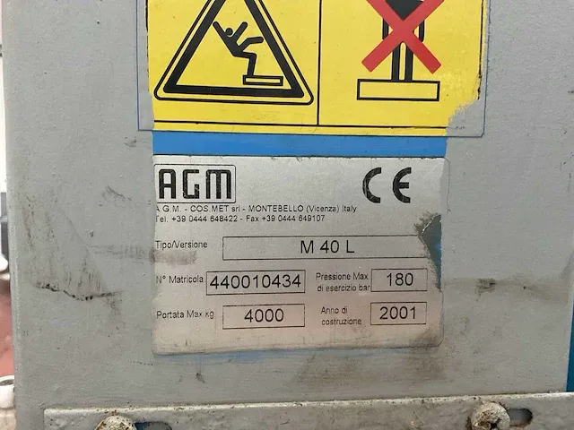 2001 metalced m40l hefbrug - afbeelding 5 van  6