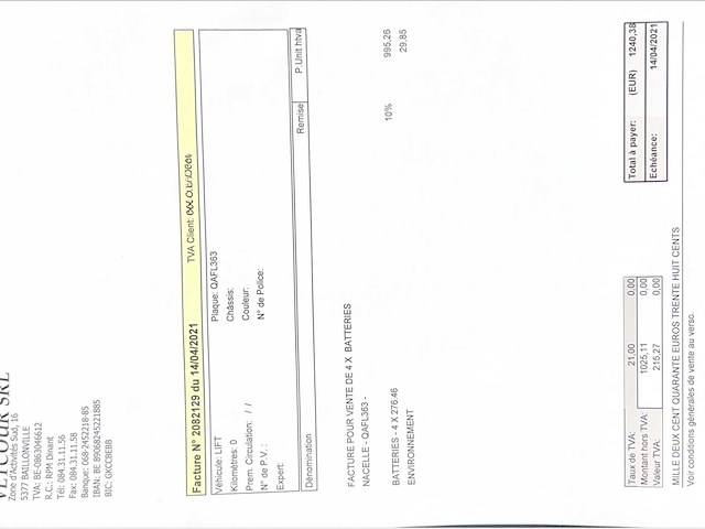 2001 nifty 120 te hoogwerker - afbeelding 43 van  48