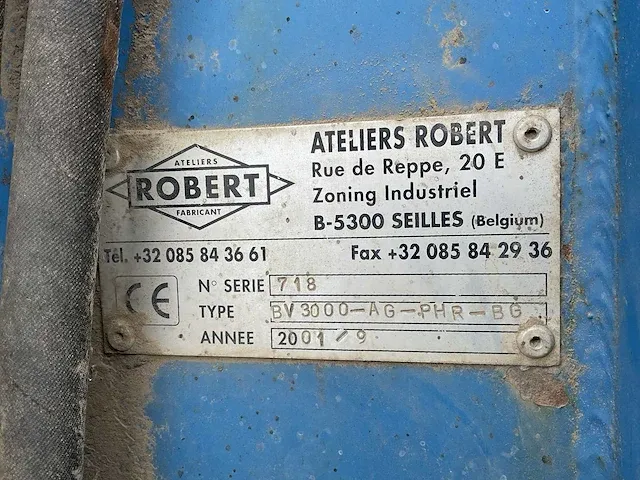 2001 robert bv3000 uithalers en verdelers - afbeelding 7 van  15