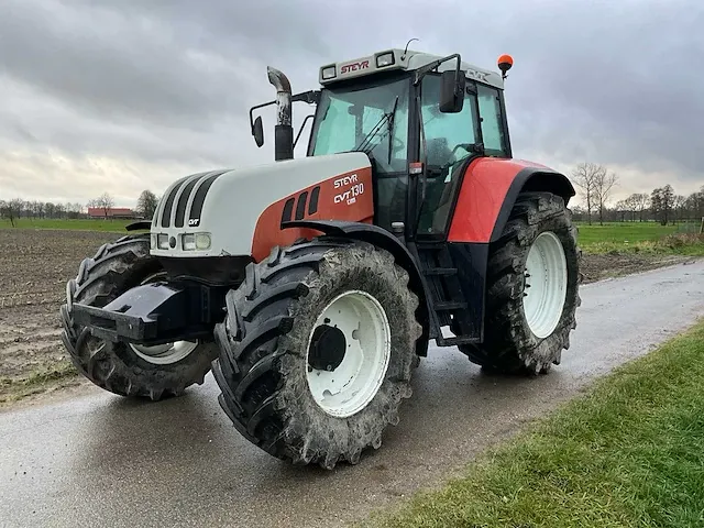 2001 steyr cvt130 landbouw tractor - afbeelding 1 van  36