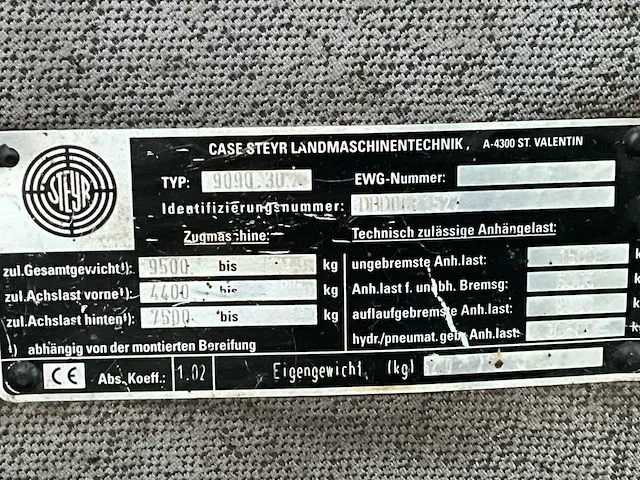 2001 steyr cvt130 landbouw tractor - afbeelding 25 van  36