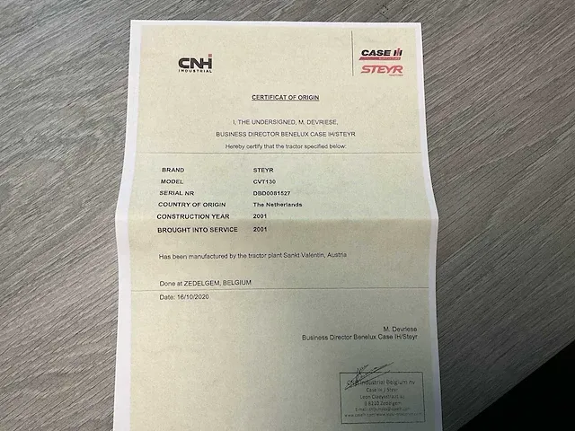 2001 steyr cvt130 landbouw tractor - afbeelding 29 van  36