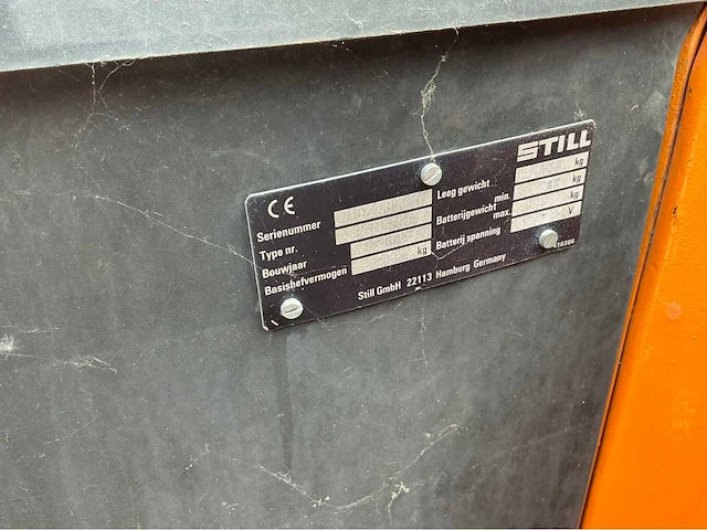 2001 still egu s20 elektrische palletwagen - afbeelding 11 van  11
