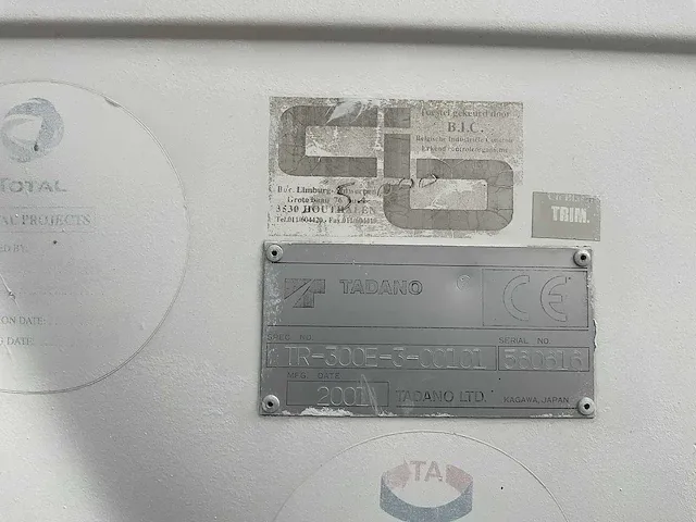 2001 tadano tr-300e-3-00101 telescoopkraan - afbeelding 31 van  38