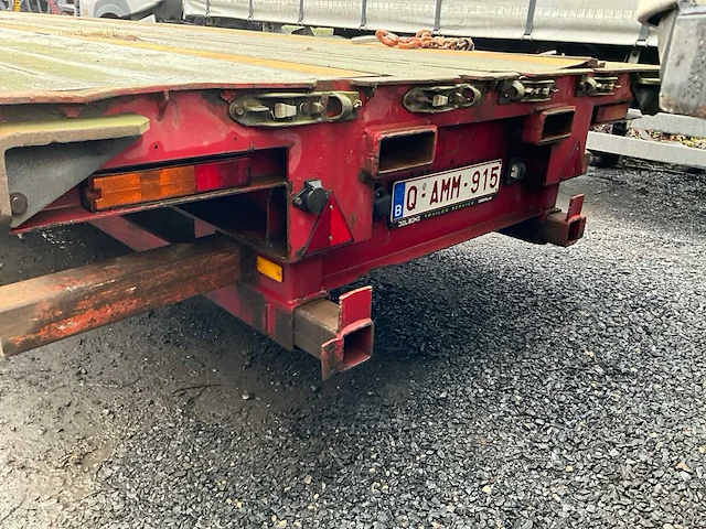 2001 vanhool platte oplegger oplegger - afbeelding 4 van  7