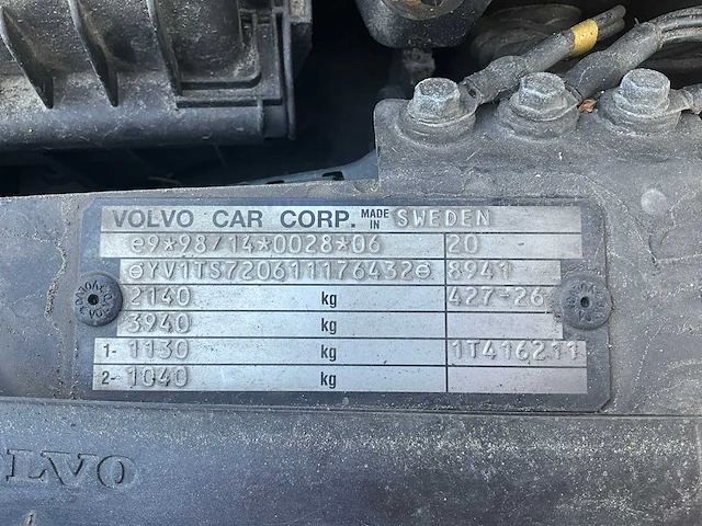 2001 volvo s80 - afbeelding 30 van  36