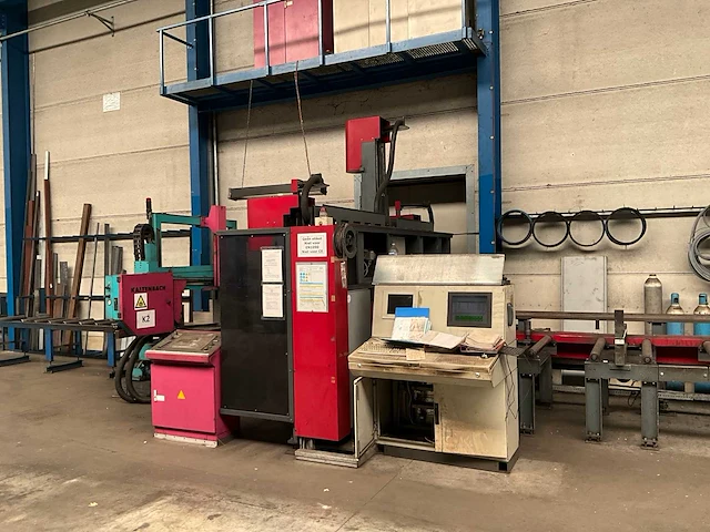 2001 voortman v603 boor-zaagstraat met kaltenbach zaag - afbeelding 23 van  40
