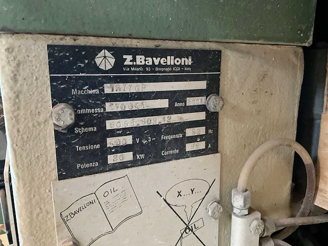 2001 z. bavelloni tr77gp keramische freesmachine - afbeelding 2 van  16