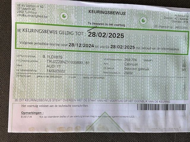 2002 audi tt personenauto - afbeelding 18 van  28