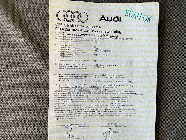 2002 audi tt personenauto - afbeelding 19 van  28