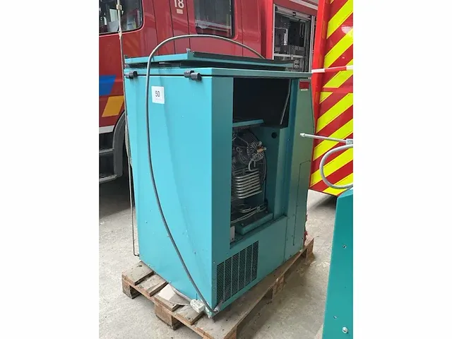 2002 bauer mv120-5.5-2 ademlucht compressor - afbeelding 2 van  6