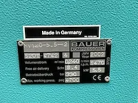 2002 bauer mv120-5.5-2 ademlucht compressor - afbeelding 6 van  6