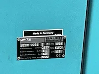 2002 bauer mv120-5.5-2 ademlucht compressor - afbeelding 4 van  6
