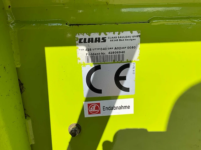 2002 claas pu 300 hd hakselaars - afbeelding 10 van  18